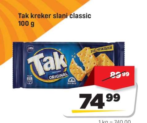 Tak kreker slani classic 100 g