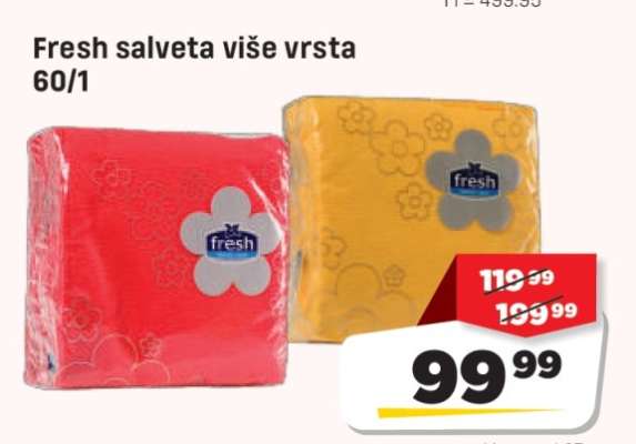 Fresh salveta više vrsta 60/1