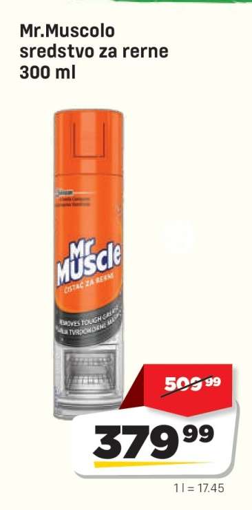 Mr.Muscolo sredstvo za rerne 300 ml