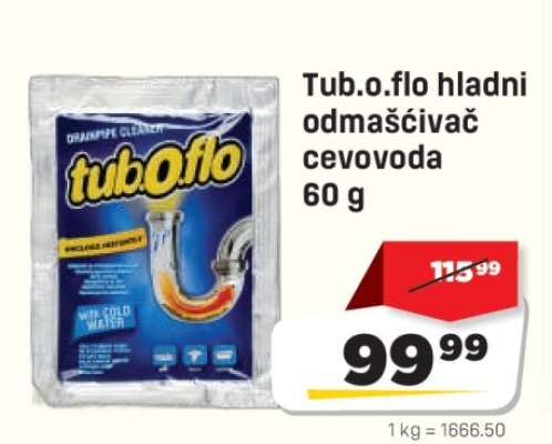 Tub.o.flo hladni odmaščivač cevovoda 60 g