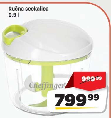 Ručna seckalica 0.9 l