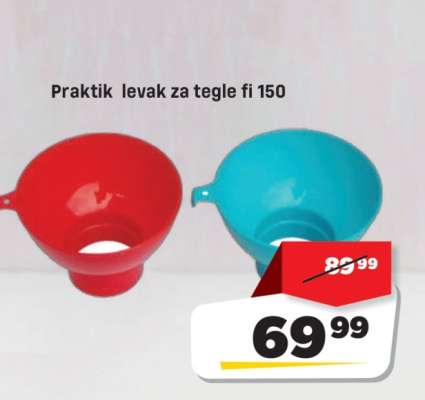 Praktik levak za tegle fi 150
