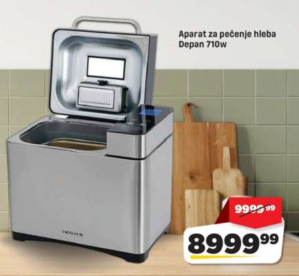 Aparat za pečenje hleba Depan 710w