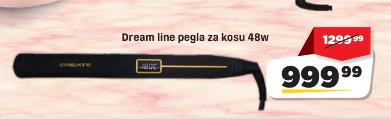 Dream line pegla za kosu 48w