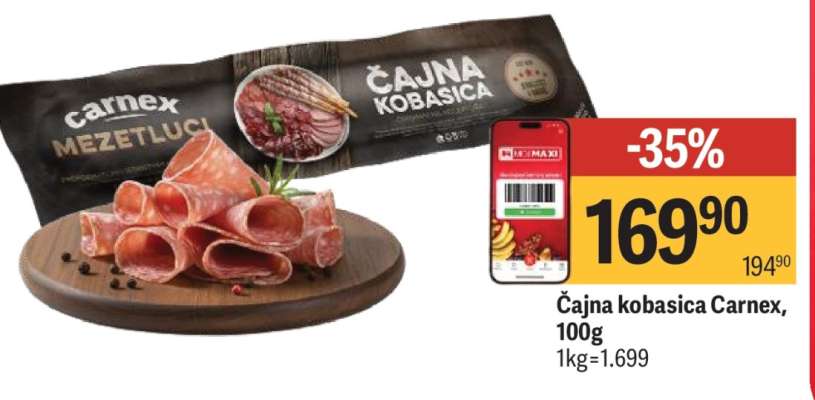 ČAJNA KOBASICA Carnex 100g