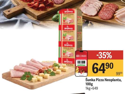 ŠUNKA PIZZA Neoplanta 100g