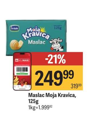Maslac Moja Kravica 125g