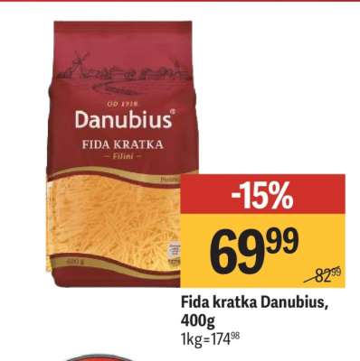 Fida kratka Danubius, 400g