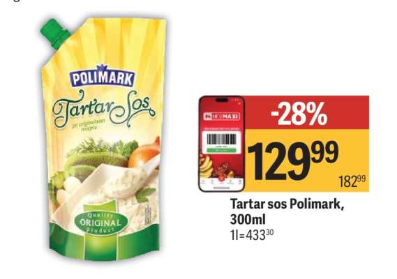 Tartar sos Polimark, 300ml