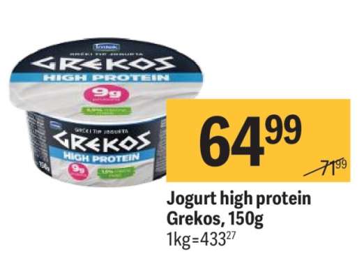 Jogurt high protein Grekos, 150g