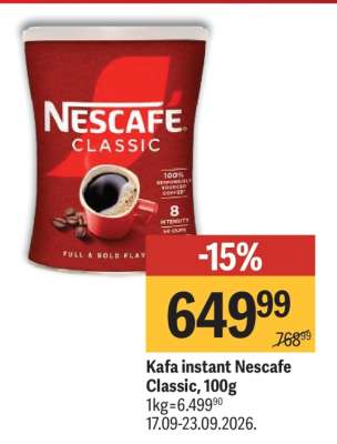 Kafa instant Nescafe Classic 100g