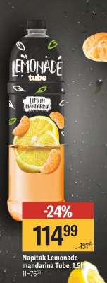 Napitak Lemonade mandarina Tube, 1,5l
