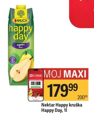 Nektar Happy kruška Happy Day, 1l