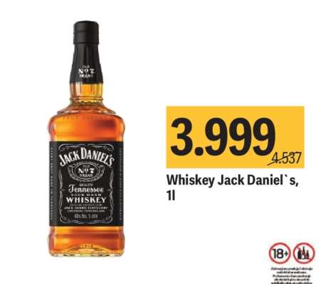 Whiskey Jack Daniel`s, 1l
