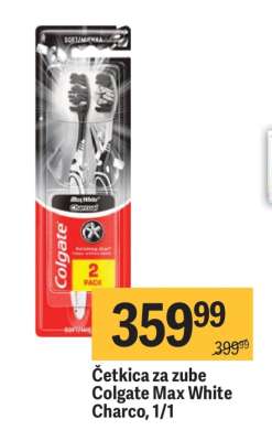 Četkica za zube Colgate Max White Charco, 1/1