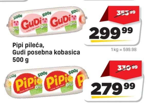 Gudi posebna kobasica 500 g