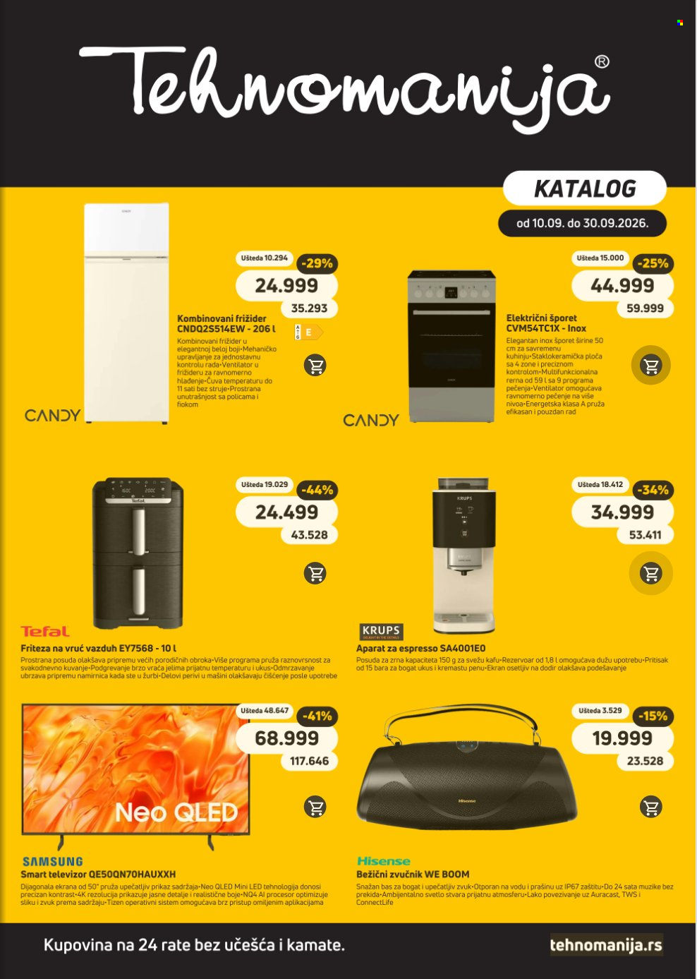 Tehnomanija katalog - 10.09.2026 - 30.09.2026. Stranica 1