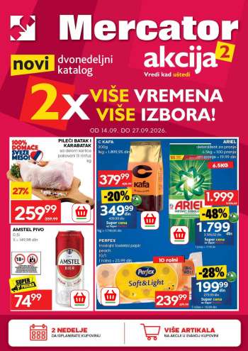 Mercator Centar katalog - 14.09.2026 - 27.09.2026.