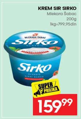 KREM SIR SIRKO