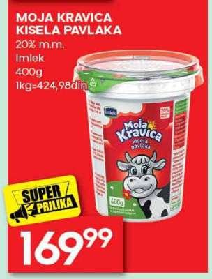 MOJA KRAVICA KISELA PAVLAKA