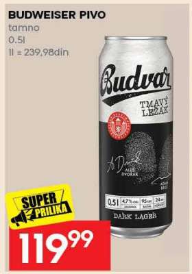 Budweiser pivo