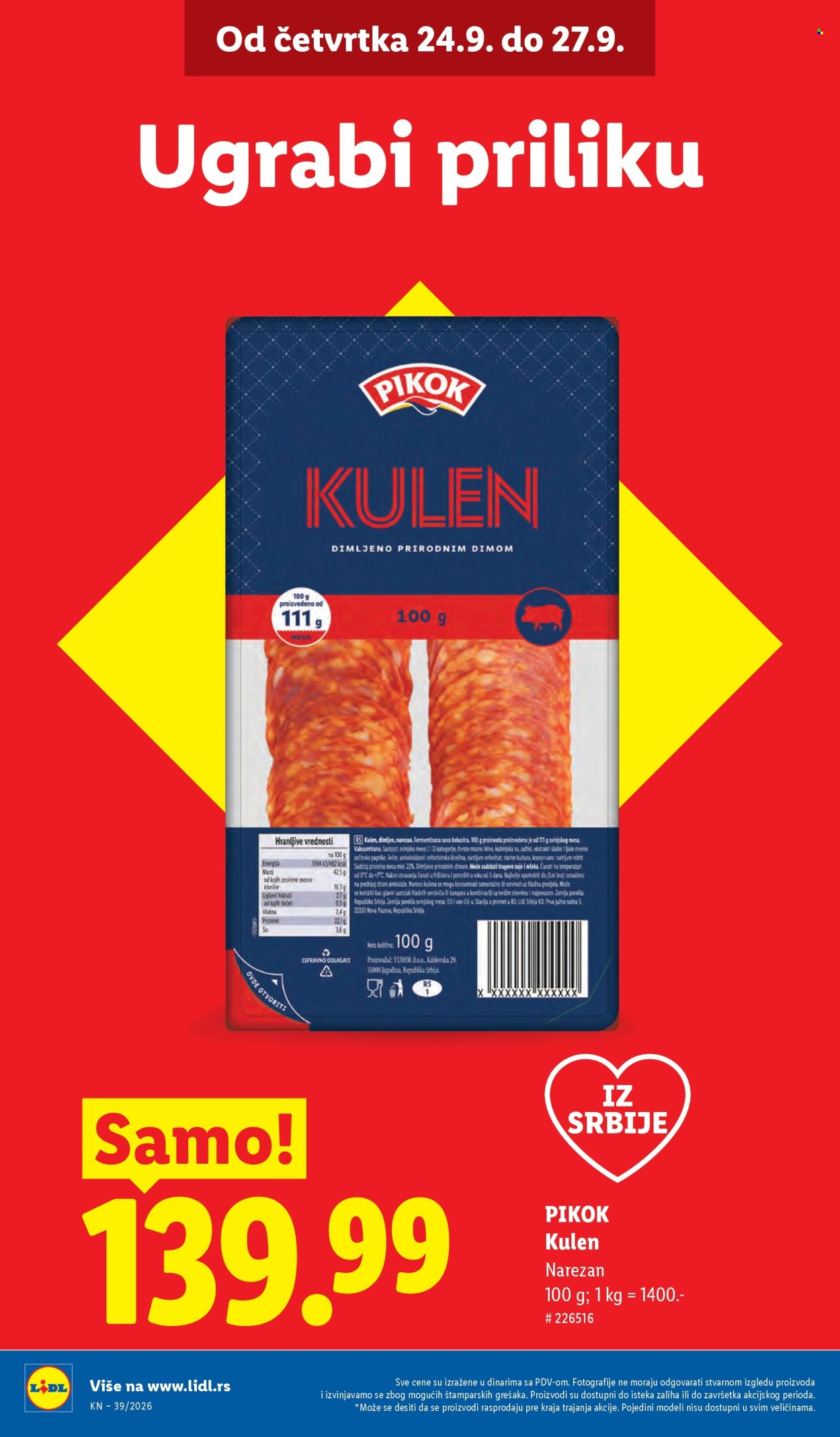 Lidl katalog - 24.09.2026 - 30.09.2026. Stranica 4