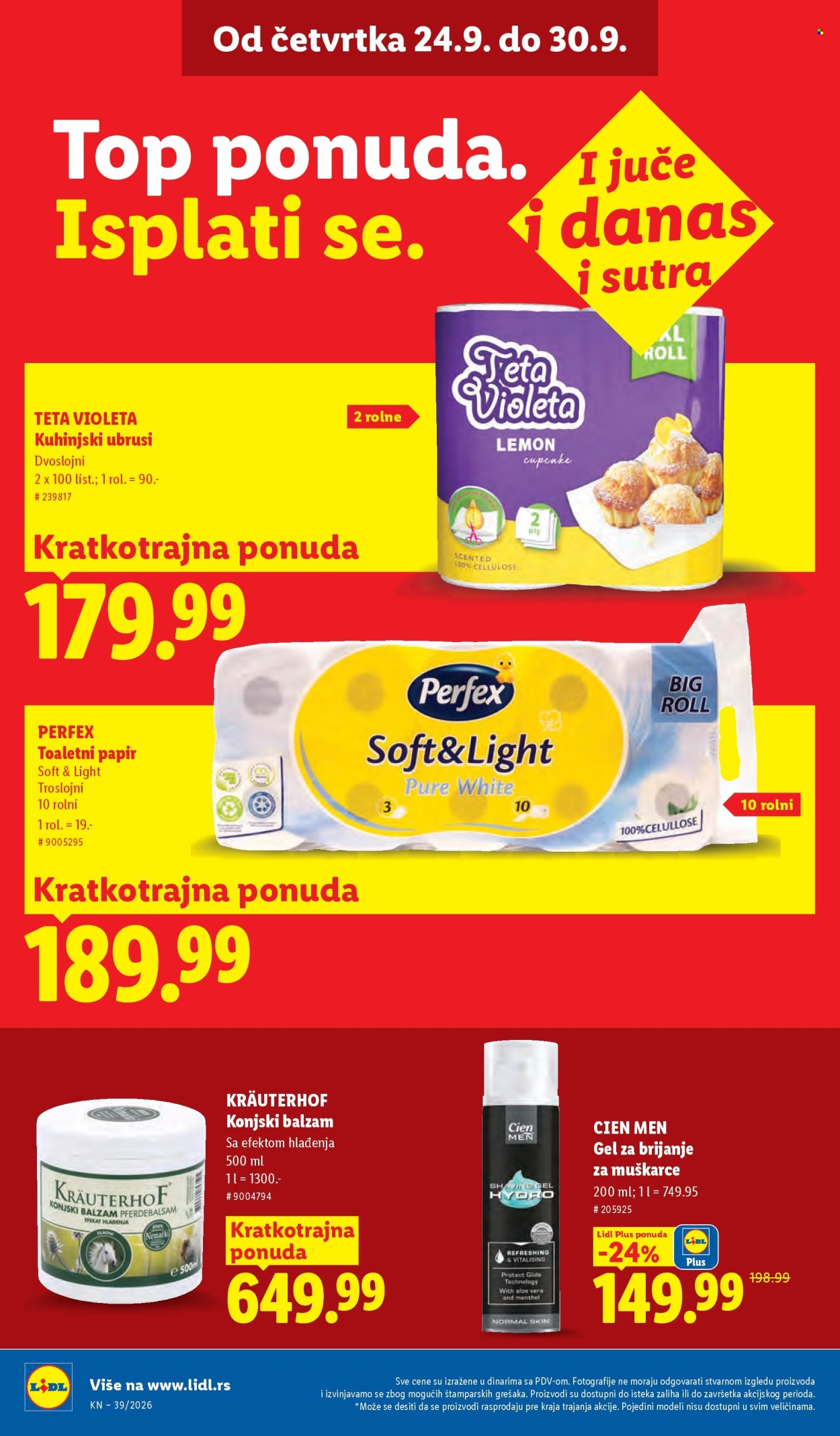Lidl katalog - 24.09.2026 - 30.09.2026. Stranica 38