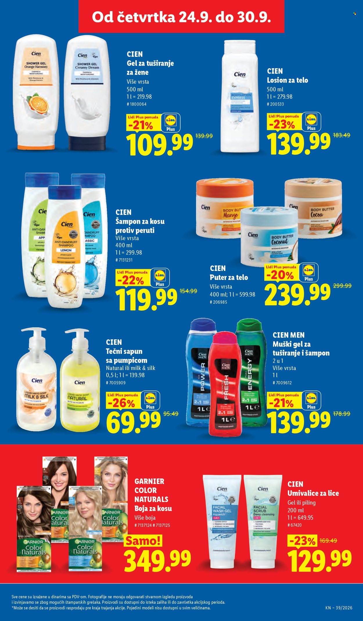 Lidl katalog - 24.09.2026 - 30.09.2026. Stranica 39