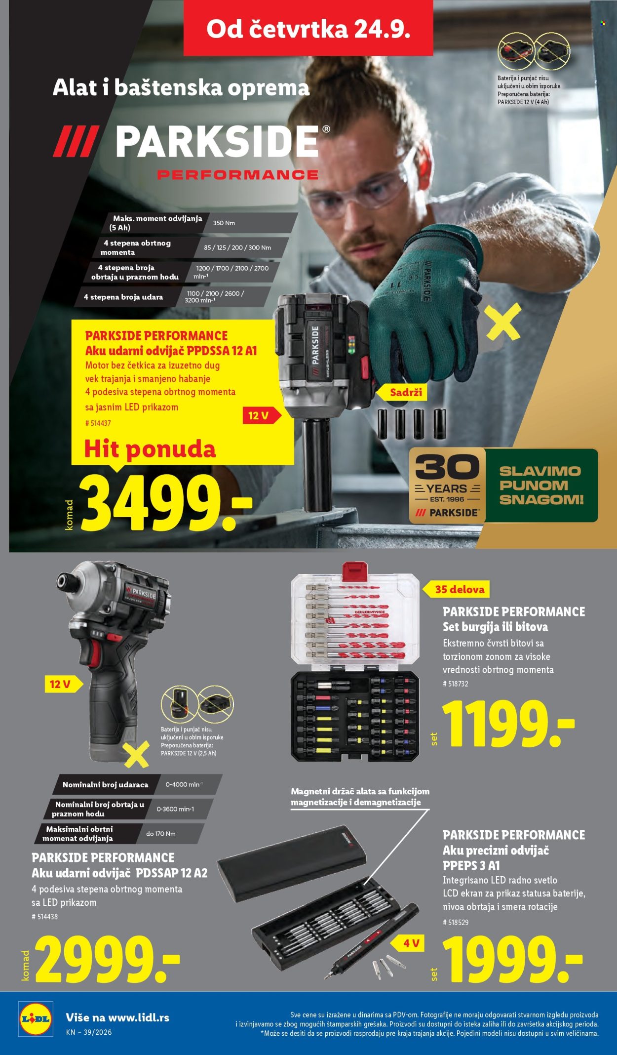 Lidl katalog - 24.09.2026 - 30.09.2026. Stranica 72