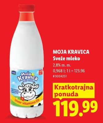 Moja Kravica Sveže mleko