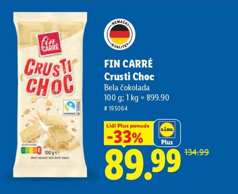Fin Carré Crusti Choc