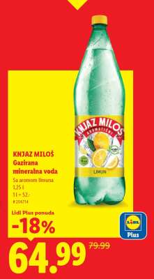 Knjaz Miloš Gazirana mineralna voda