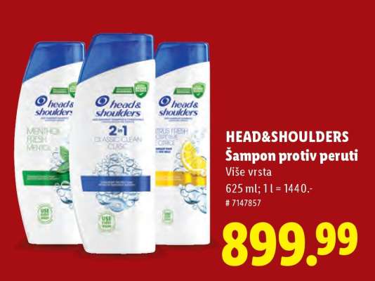 HEAD & SHOULDERS
