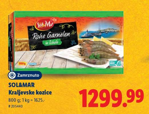 SOL&MAR Kraljevske kozice