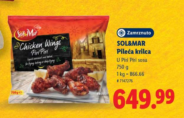 Sol&Mar Pileća krilca