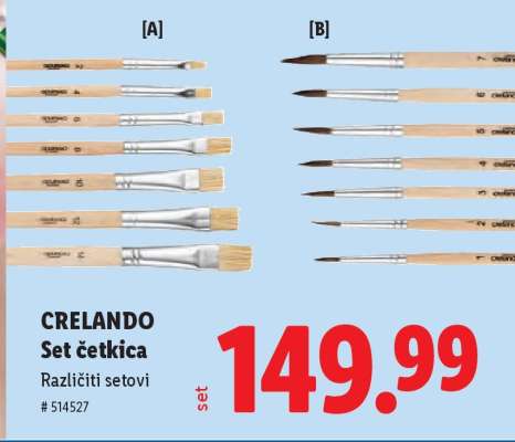 Crelando Set četkica