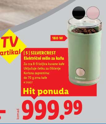 Silvercrest Električni mlin za kafu
