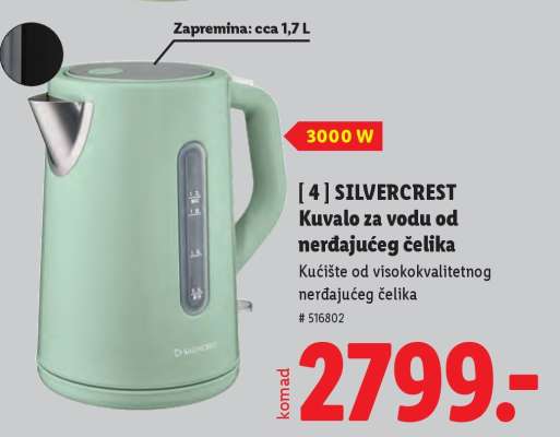 SILVERCREST Kuvalo za vodu
