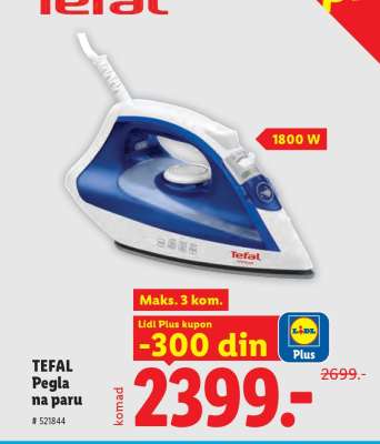 Tefal Pegla na paru