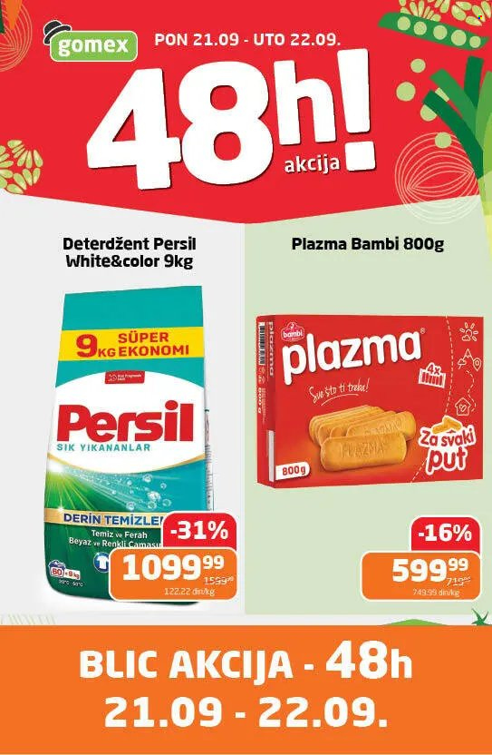 Gomex katalog - 21.09.2026 - 22.09.2026. Stranica 1