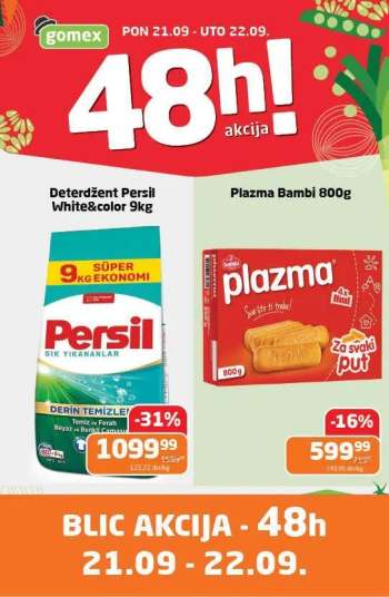 Gomex katalog - 21.09.2026 - 22.09.2026.