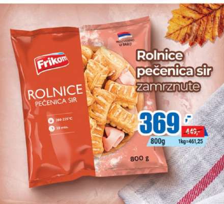 ROLNICE pečenica sir