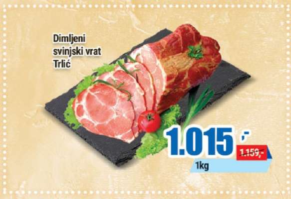 Dimljeni svinjski vrat Trlić