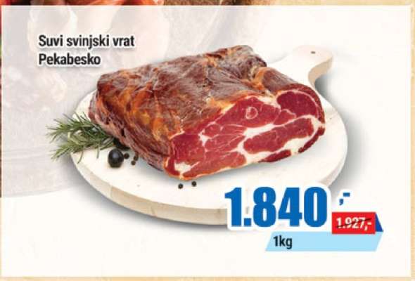 Suvi svinjski vrat Pekabesko