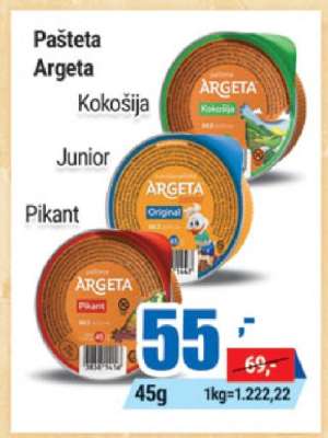 PAŠTETA ARGETA