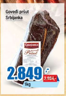 Goveđi pršut Srbijanka
