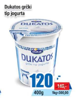 Dukatos Grčki tip jogurta