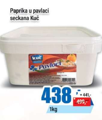 Paprika u pavlaci seckana Kuč