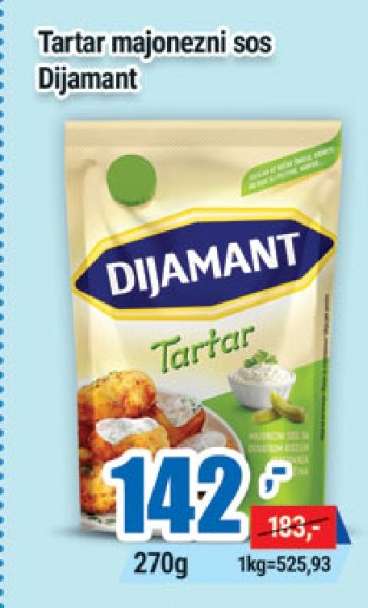 Tartar majonezni sos Dijamant