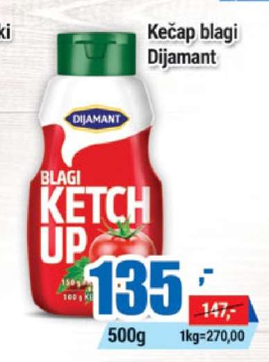 Kečap blagi Dijamant